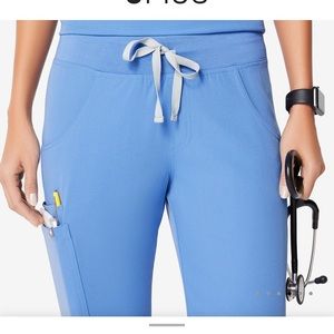 Figs ceil blue cargo scrub pants